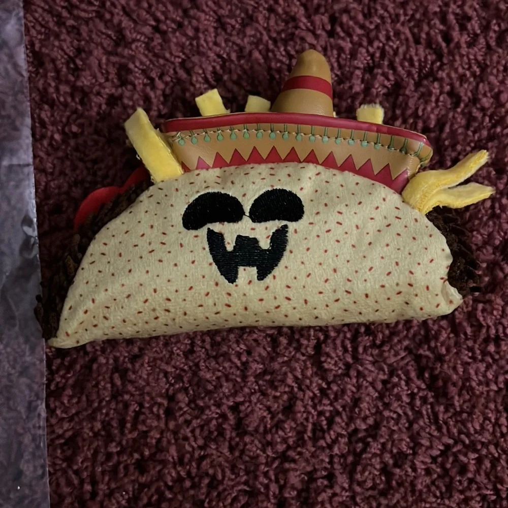 Frisco Halloween Fiesta Taco Plush Cat Toy